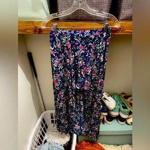 Floral Shorts/skirt